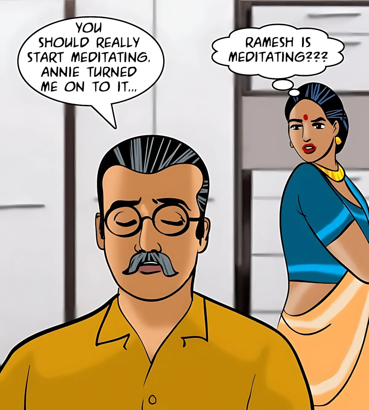 Velamma All Episodes Comics, 84 . Velamma - Episode 84 - A Touch Of Therapy, page 97 of 154