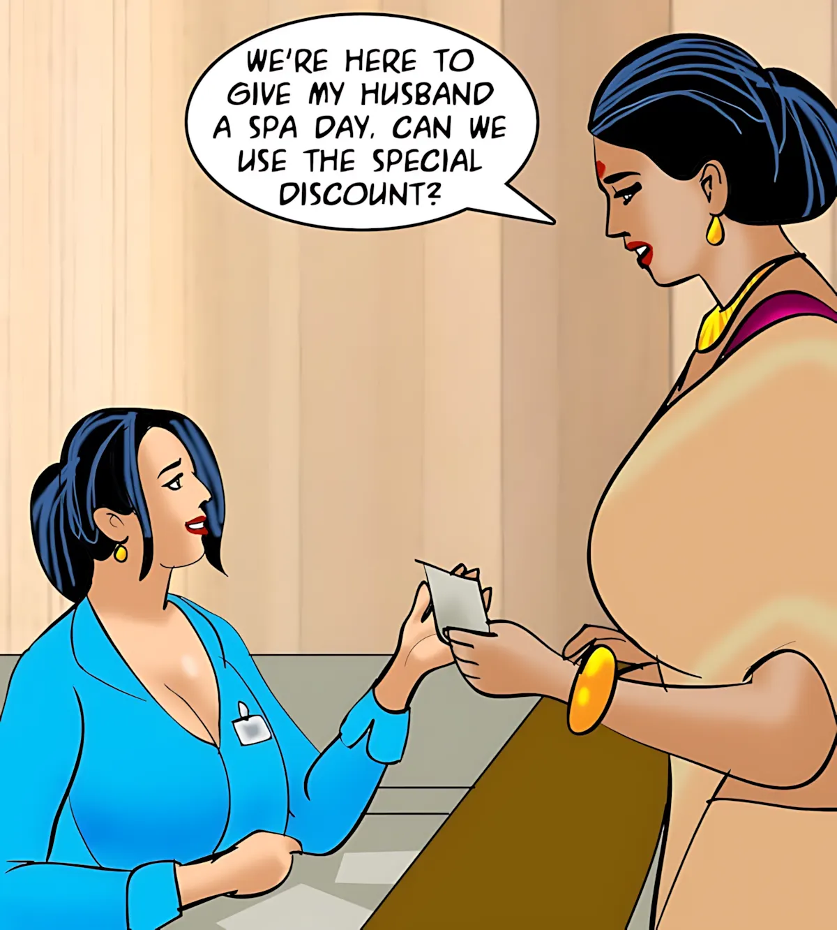 Velamma All Episodes Comics, 83 . Velamma - Episode 83 - Spa Day, page 25 of 152