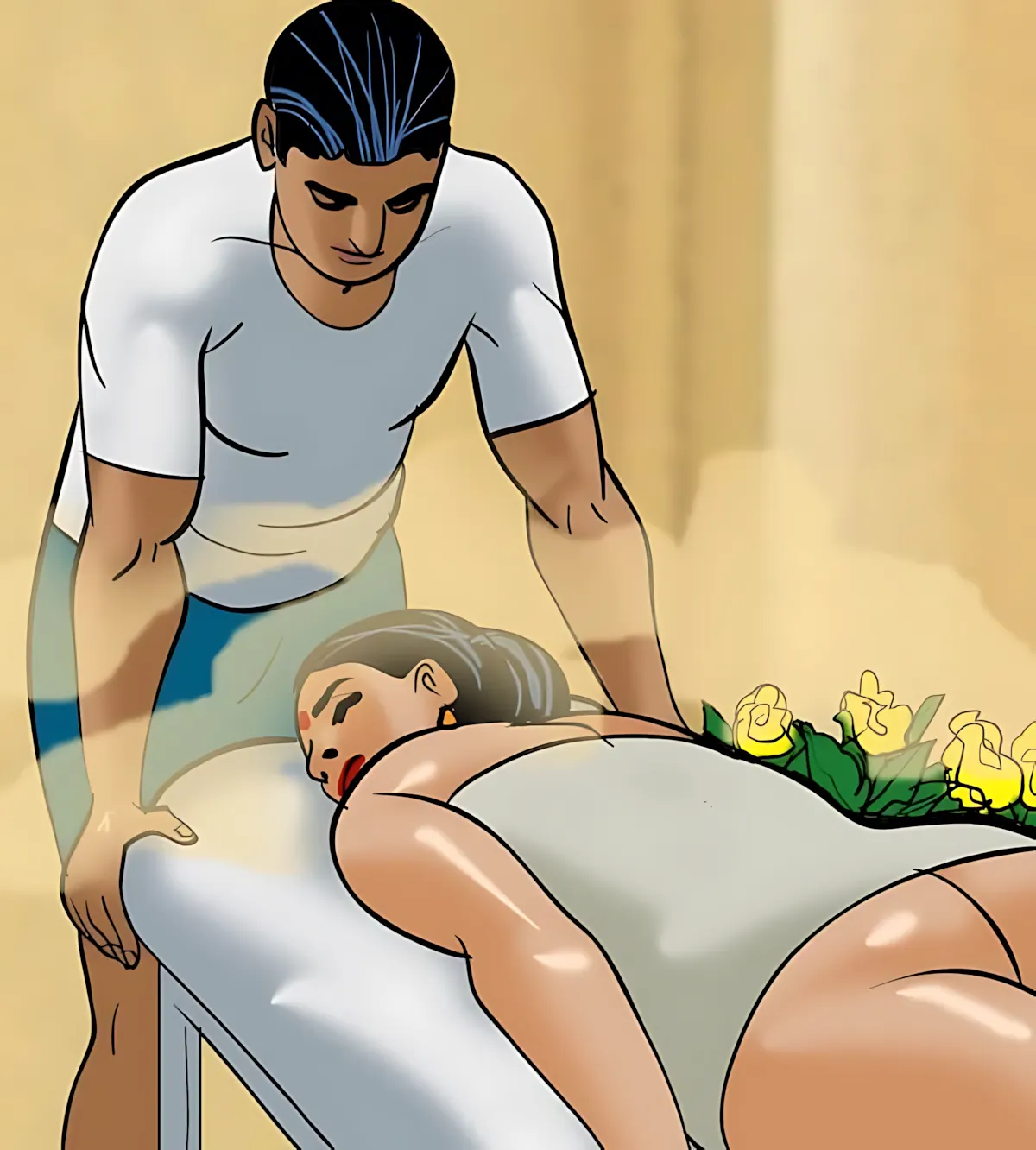 Velamma All Episodes Comics, 83 . Velamma - Episode 83 - Spa Day, page 35 of 152