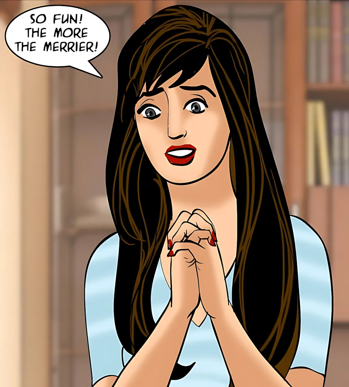 Velamma All Episodes Comics, 82 . Velamma - Episode 82 - A Sight To See, page 23 of 155