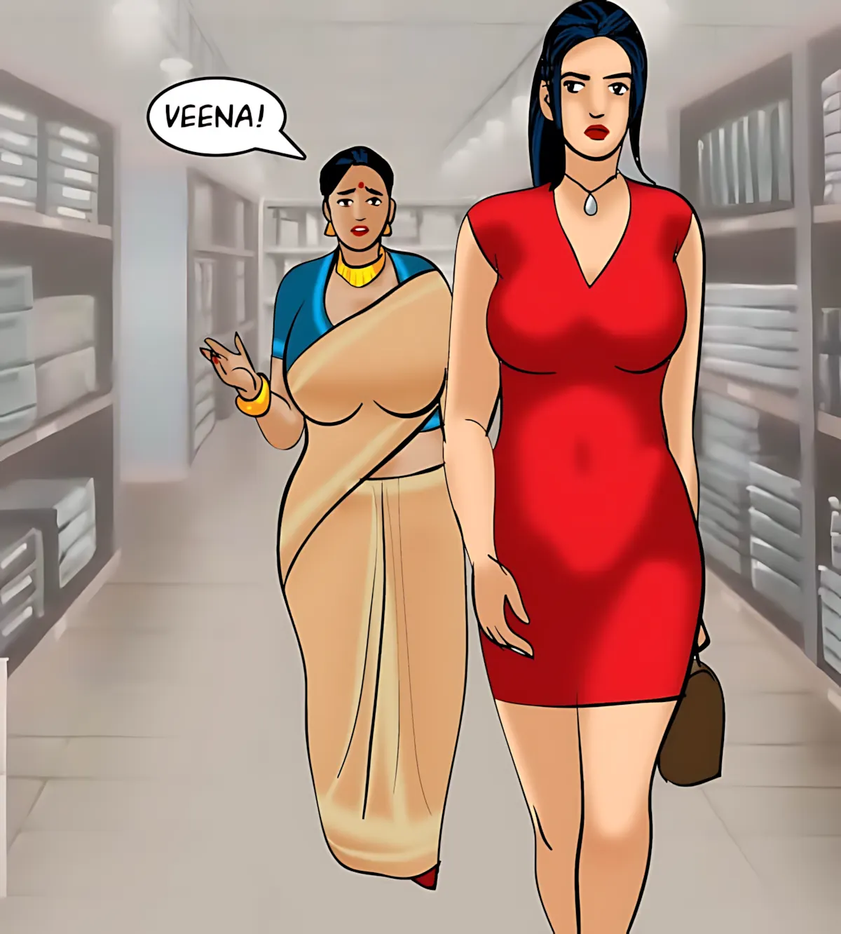 Velamma All Episodes Comics, 81 . Velamma - Episode 81 - The Salesman's Offer, page 12 of 206