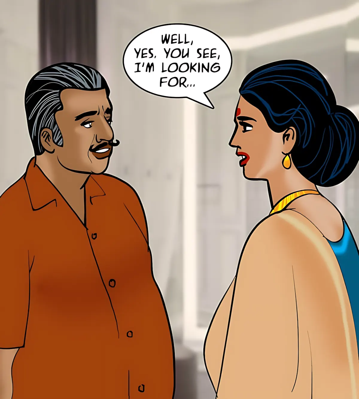 Velamma All Episodes Comics, 81 . Velamma - Episode 81 - The Salesman's Offer, page 15 of 206
