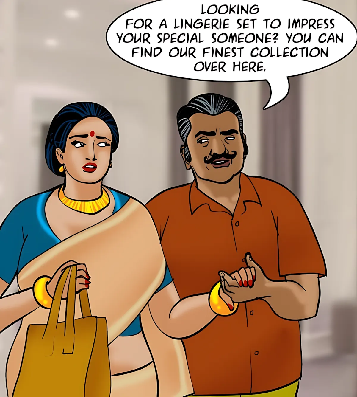 Velamma All Episodes Comics, 81 . Velamma - Episode 81 - The Salesman's Offer, page 16 of 206