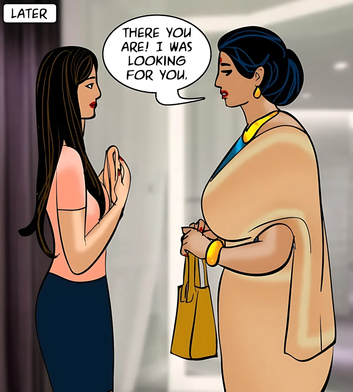 Velamma All Episodes Comics, 81 . Velamma - Episode 81 - The Salesman's Offer, page 164 of 206