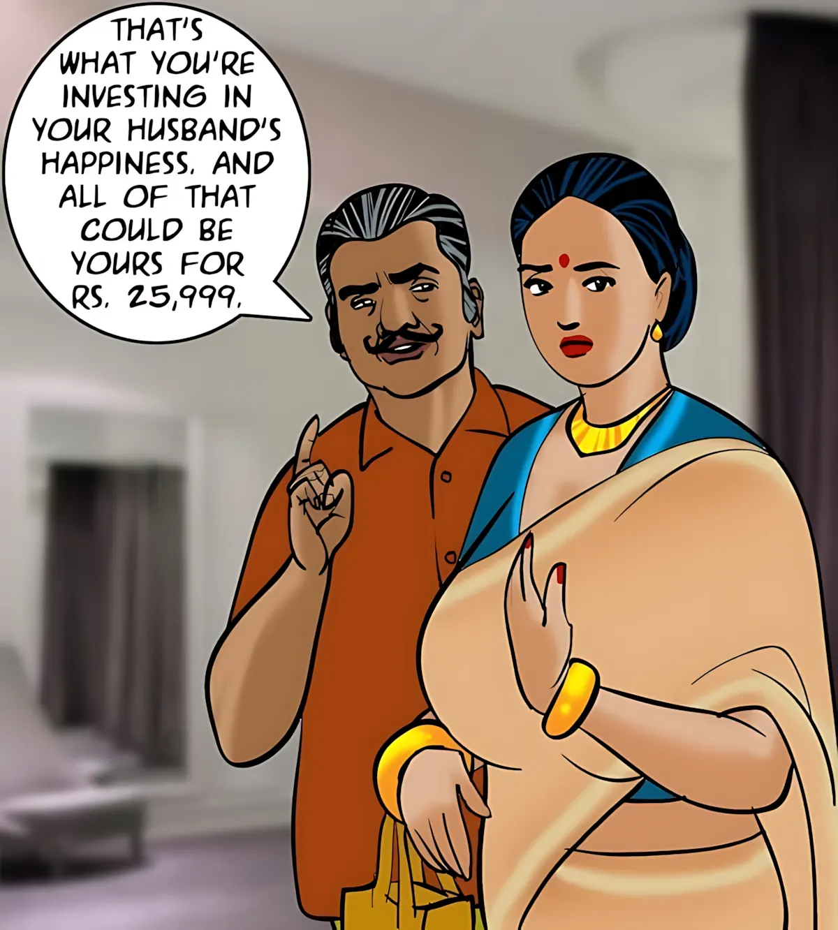 Velamma All Episodes Comics, 81 . Velamma - Episode 81 - The Salesman's Offer, page 30 of 206