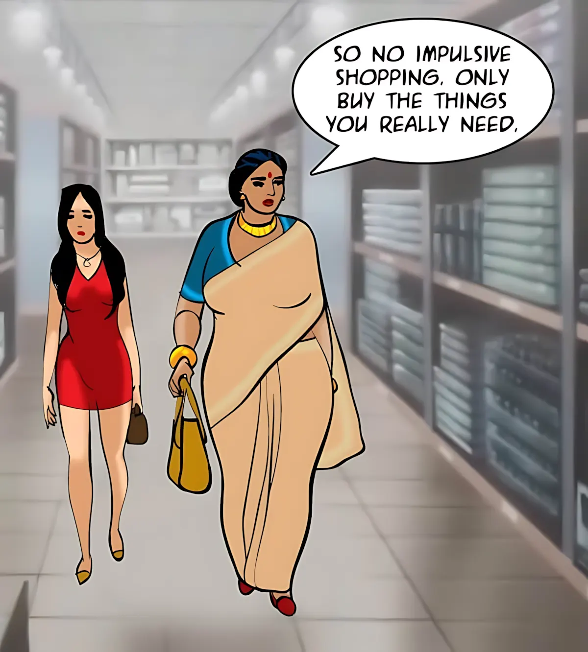 Velamma All Episodes Comics, 81 . Velamma - Episode 81 - The Salesman's Offer, page 4 of 206