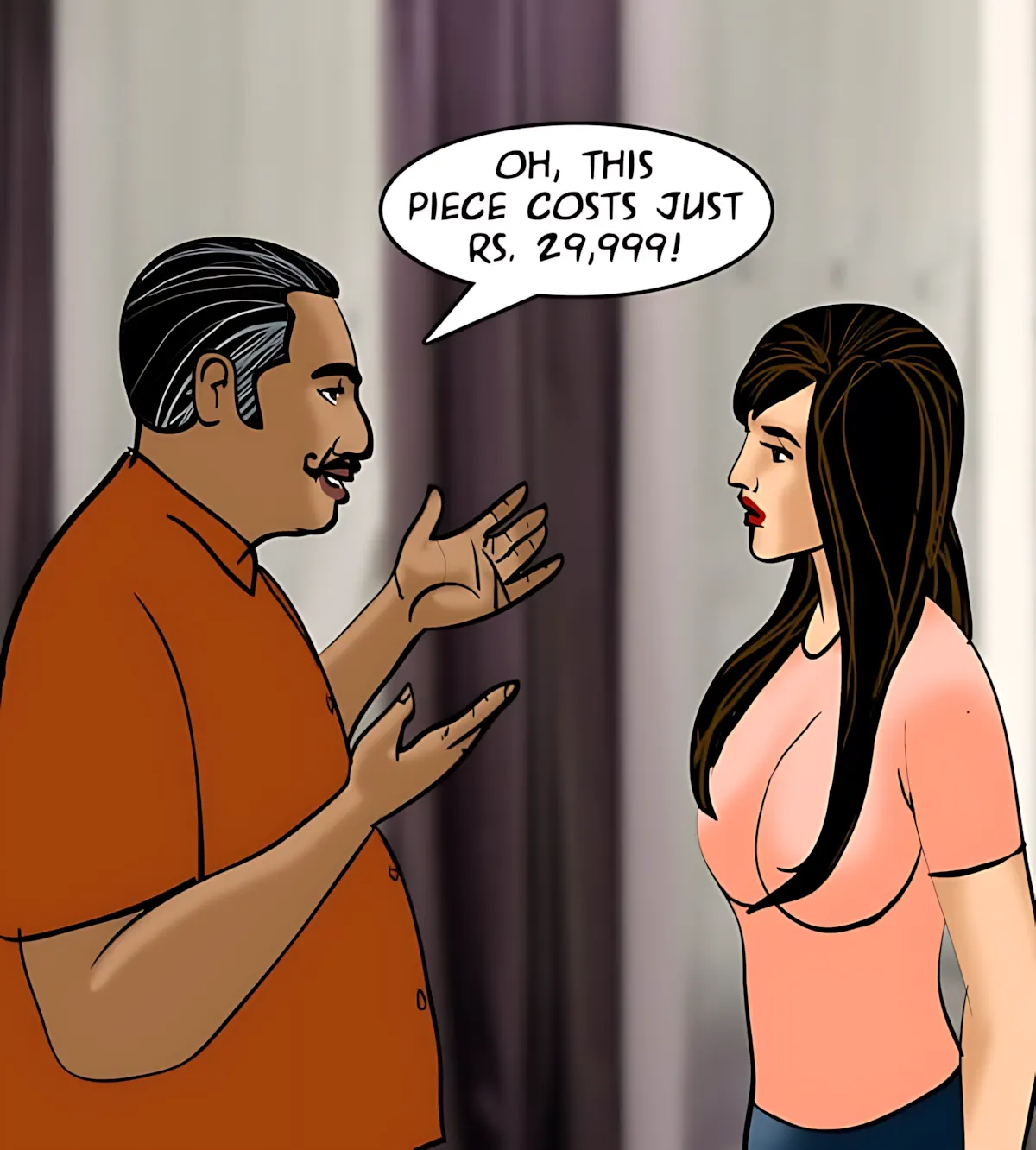 Velamma All Episodes Comics, 81 . Velamma - Episode 81 - The Salesman's Offer, page 41 of 206