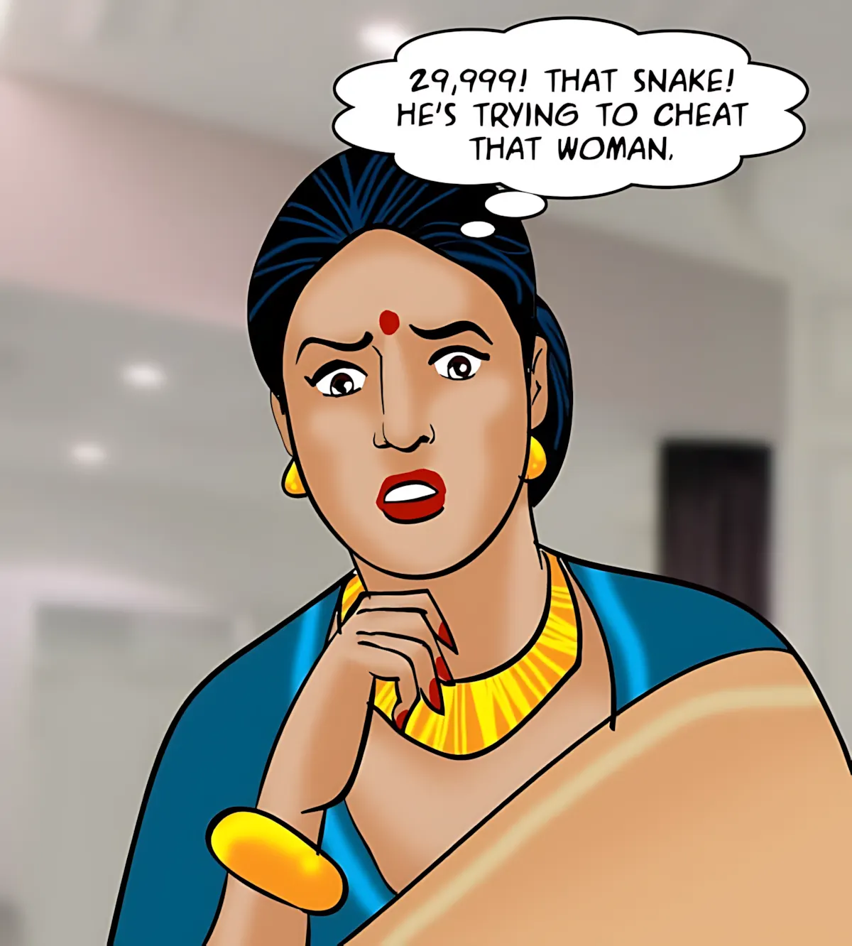 Velamma All Episodes Comics, 81 . Velamma - Episode 81 - The Salesman's Offer, page 42 of 206