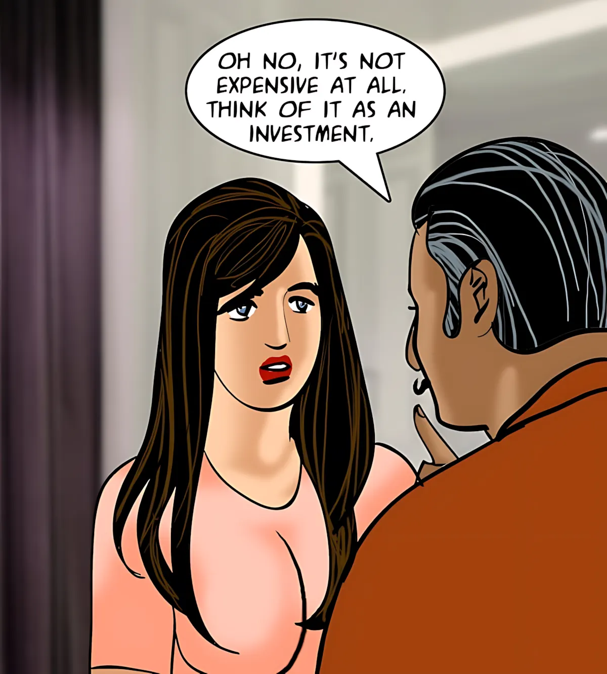 Velamma All Episodes Comics, 81 . Velamma - Episode 81 - The Salesman's Offer, page 43 of 206
