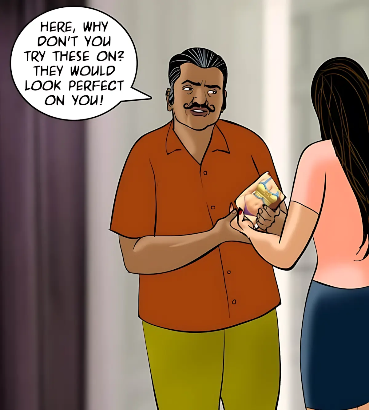 Velamma All Episodes Comics, 81 . Velamma - Episode 81 - The Salesman's Offer, page 44 of 206