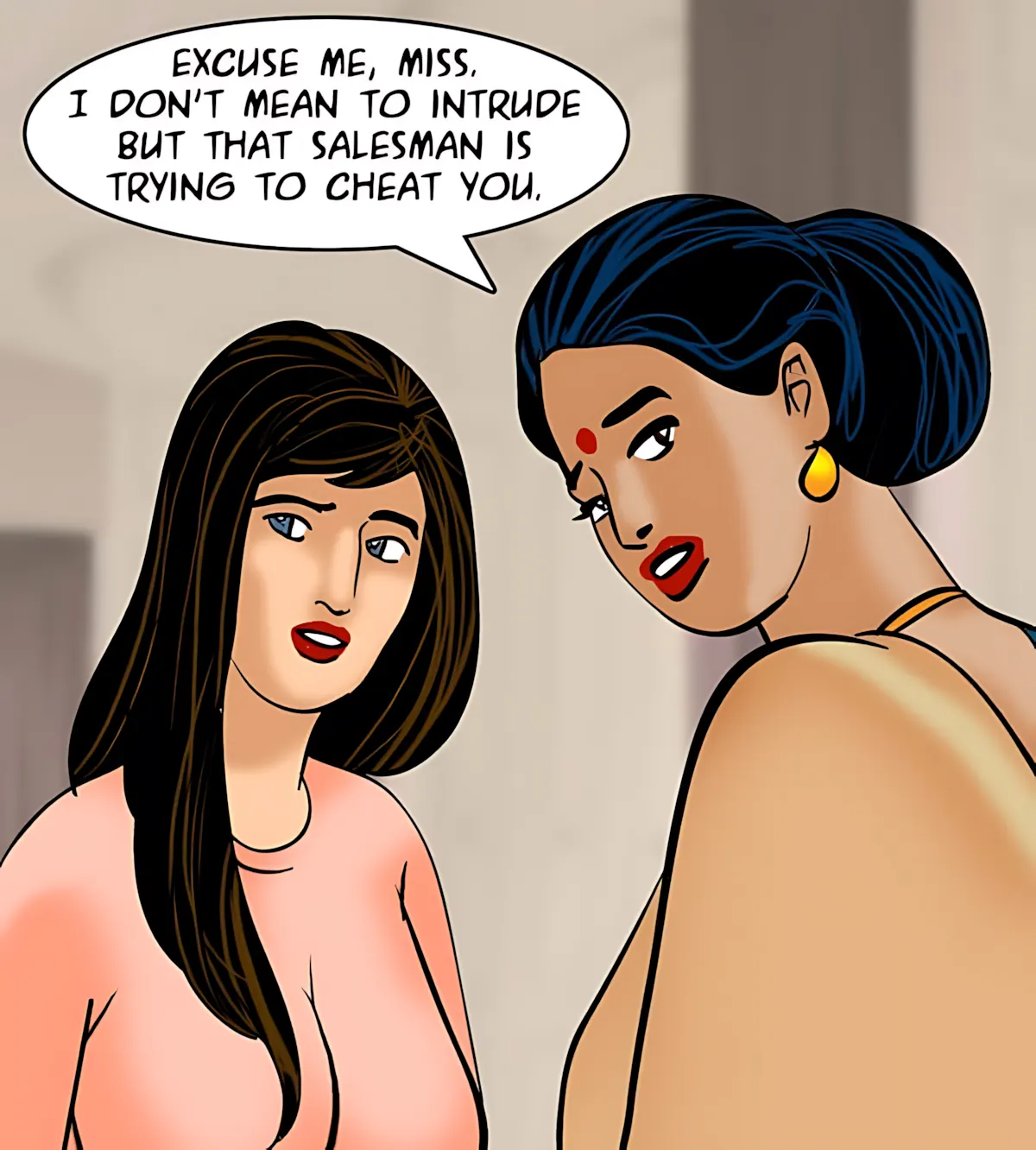 Velamma All Episodes Comics, 81 . Velamma - Episode 81 - The Salesman's Offer, page 46 of 206