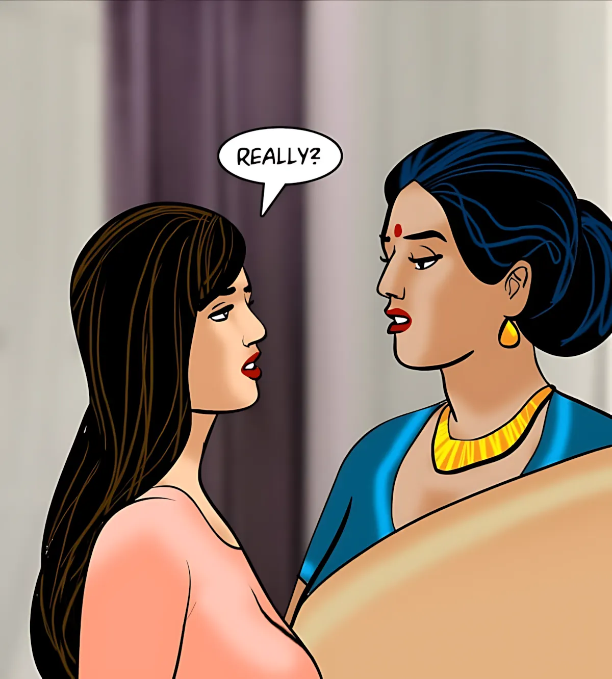 Velamma All Episodes Comics, 81 . Velamma - Episode 81 - The Salesman's Offer, page 47 of 206