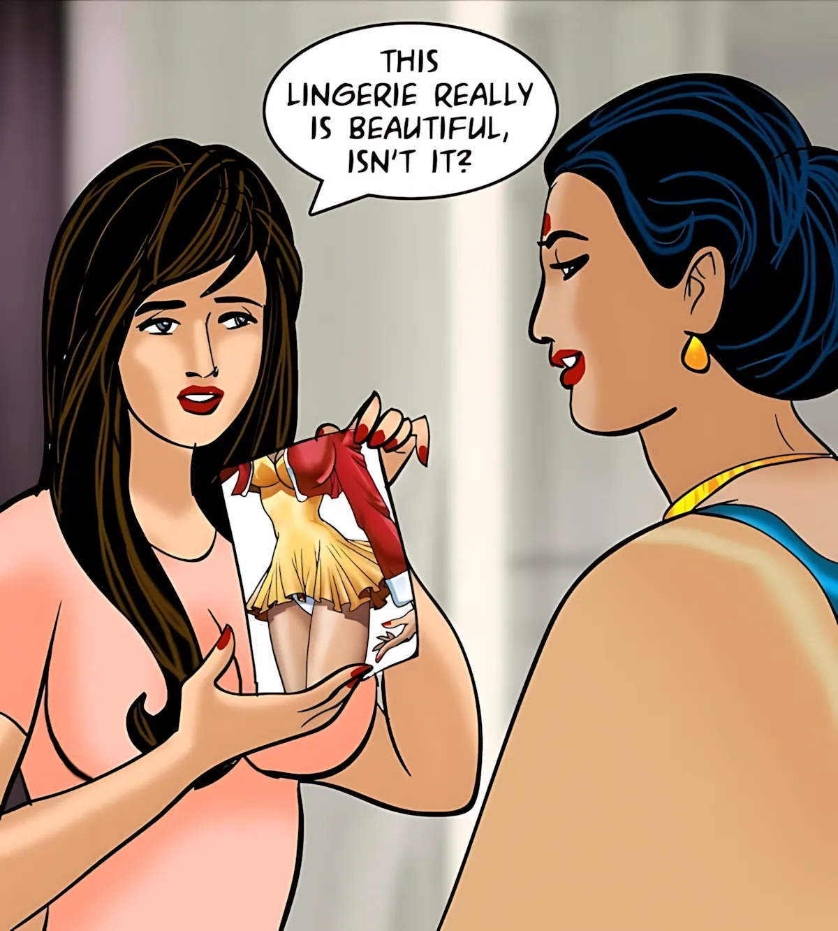 Velamma All Episodes Comics, 81 . Velamma - Episode 81 - The Salesman's Offer, page 55 of 206