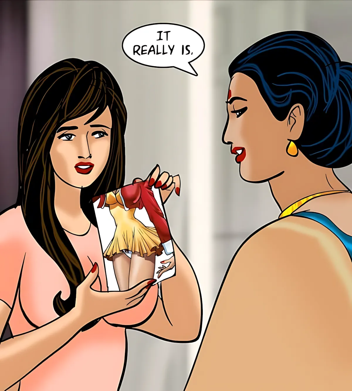 Velamma All Episodes Comics, 81 . Velamma - Episode 81 - The Salesman's Offer, page 56 of 206