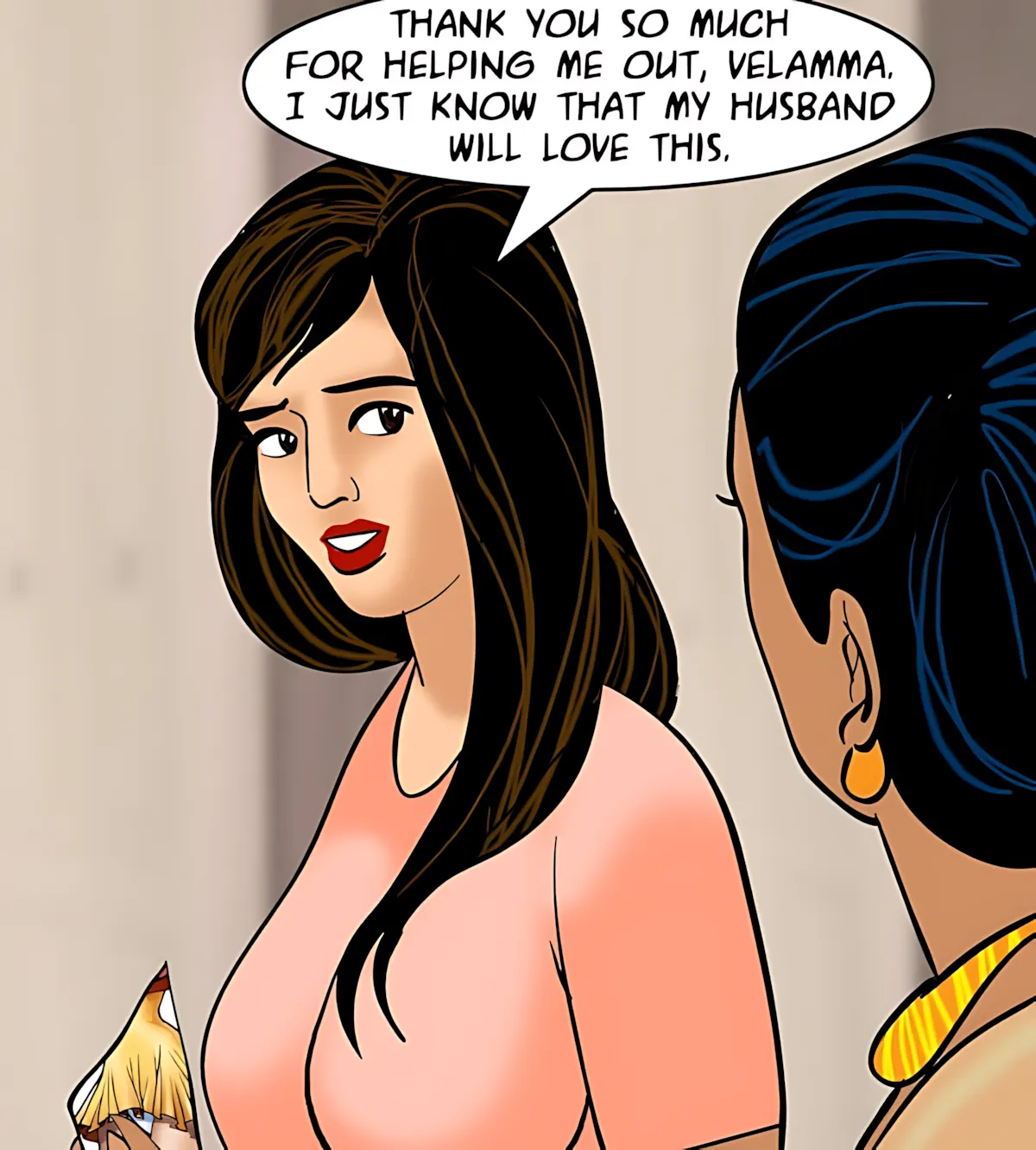 Velamma All Episodes Comics, 81 . Velamma - Episode 81 - The Salesman's Offer, page 58 of 206