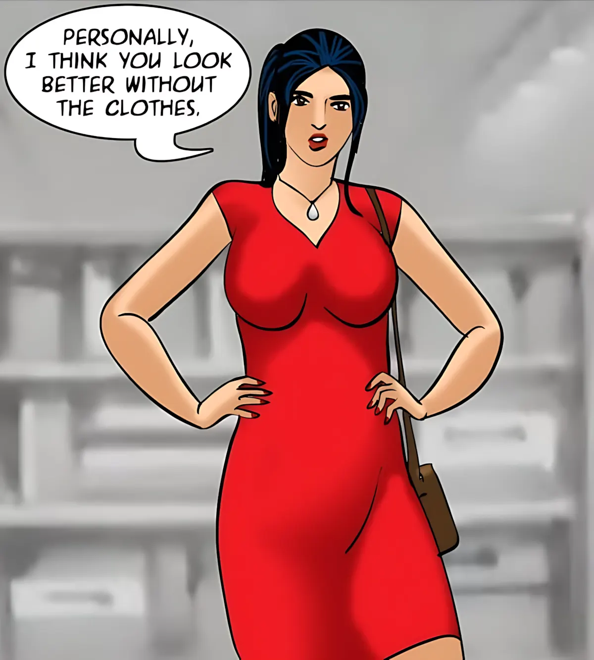 Velamma All Episodes Comics, 81 . Velamma - Episode 81 - The Salesman's Offer, page 61 of 206