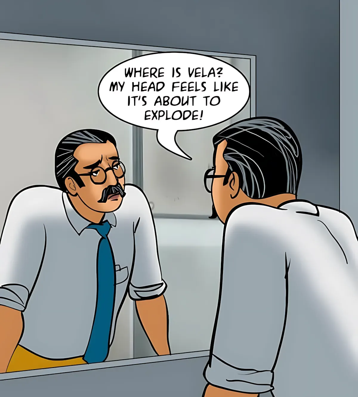 Velamma All Episodes Comics, 80 . Velamma - Episode 80 - The Janitor's Job, page 125 of 184