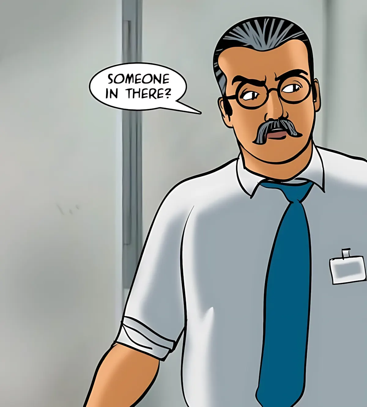 Velamma All Episodes Comics, 80 . Velamma - Episode 80 - The Janitor's Job, page 129 of 184