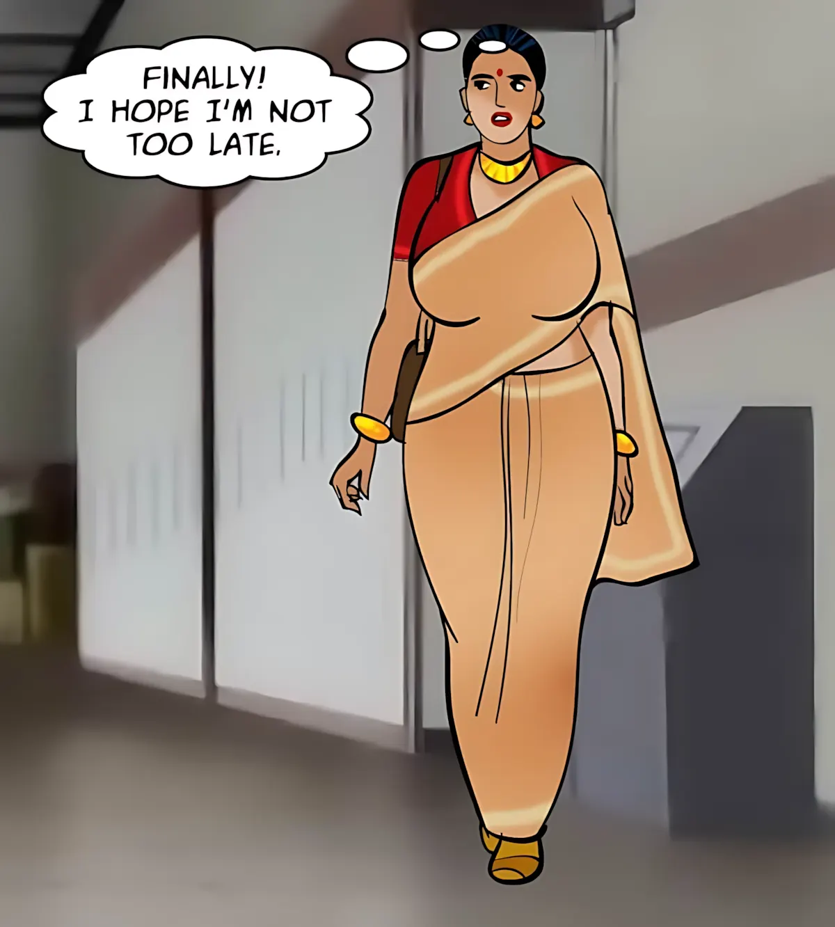 Velamma All Episodes Comics, 80 . Velamma - Episode 80 - The Janitor's Job, page 19 of 184