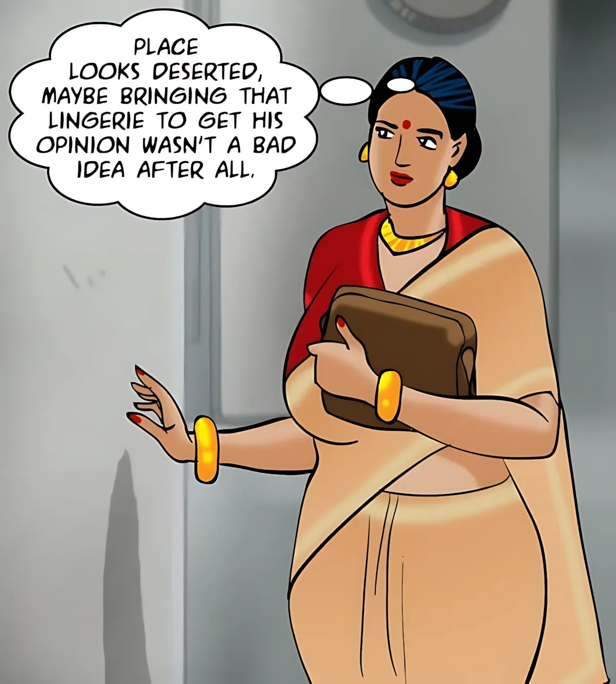 Velamma All Episodes Comics, 80 . Velamma - Episode 80 - The Janitor's Job, page 20 of 184