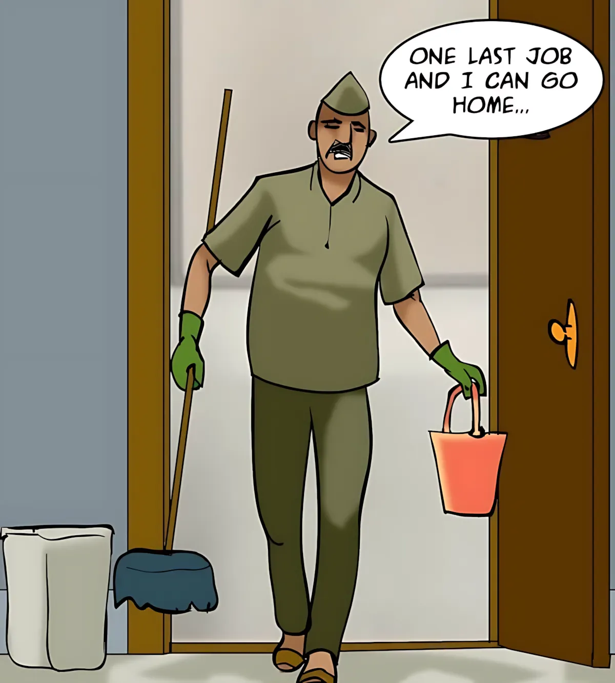 Velamma All Episodes Comics, 80 . Velamma - Episode 80 - The Janitor's Job, page 29 of 184