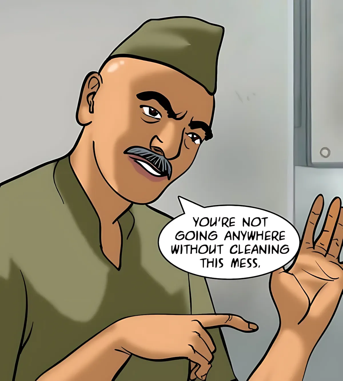 Velamma All Episodes Comics, 80 . Velamma - Episode 80 - The Janitor's Job, page 45 of 184