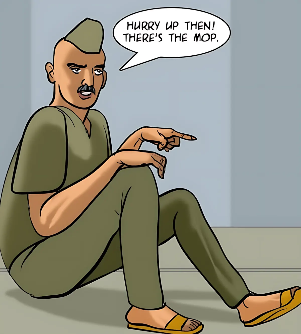 Velamma All Episodes Comics, 80 . Velamma - Episode 80 - The Janitor's Job, page 49 of 184