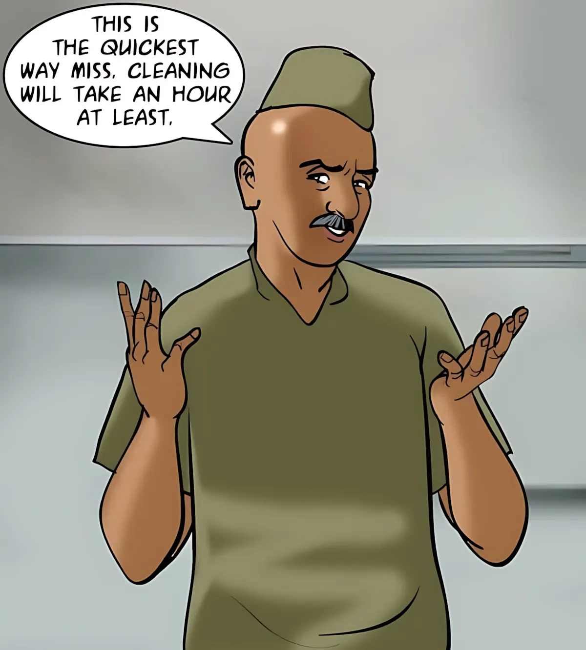 Velamma All Episodes Comics, 80 . Velamma - Episode 80 - The Janitor's Job, page 79 of 184
