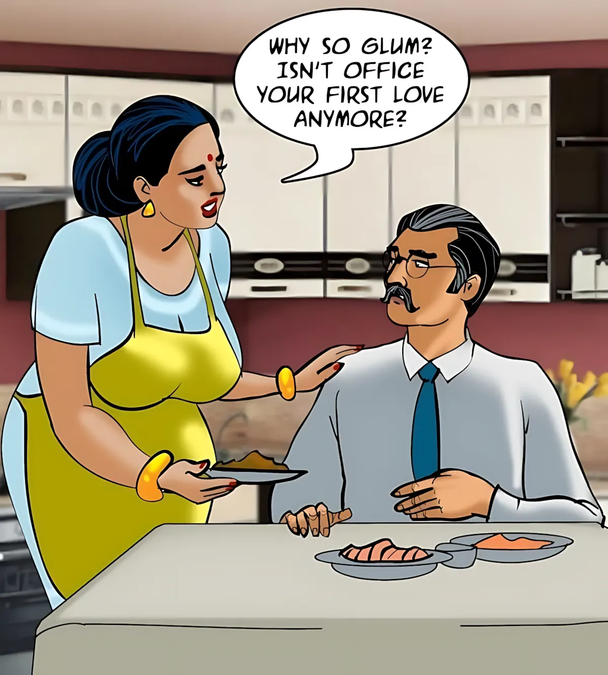 Velamma All Episodes Comics, 78 . Velamma - Episode 78 - Digital Penetration, page 2 of 165