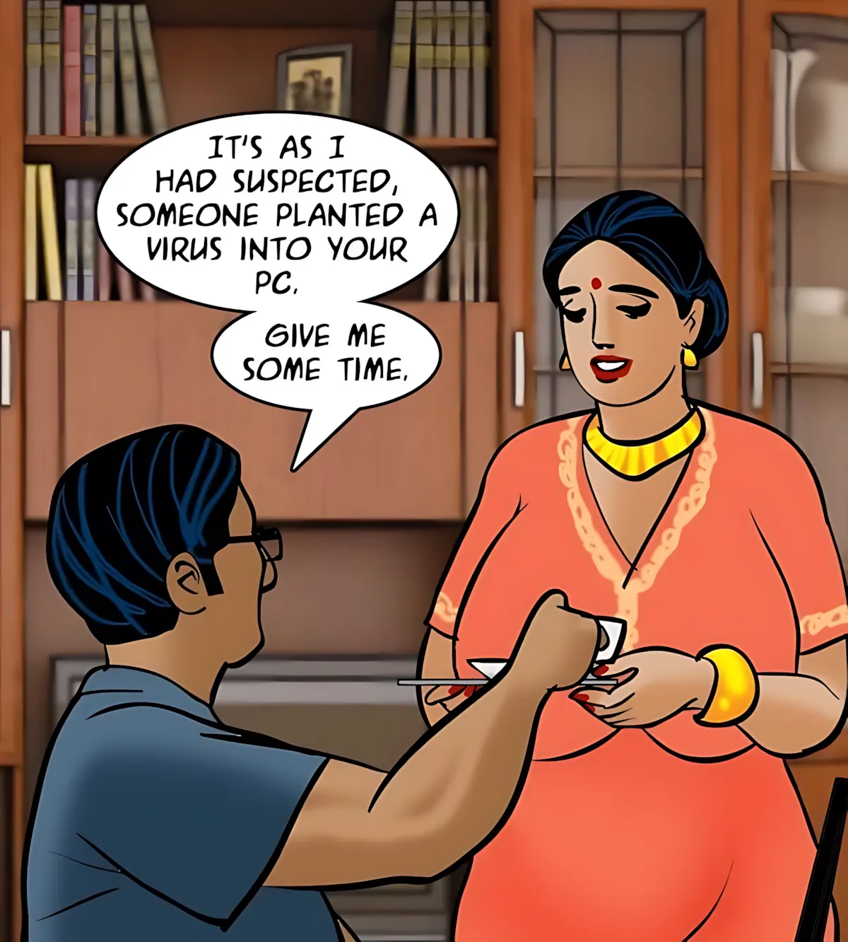 Velamma All Episodes Comics, 78 . Velamma - Episode 78 - Digital Penetration, page 45 of 165