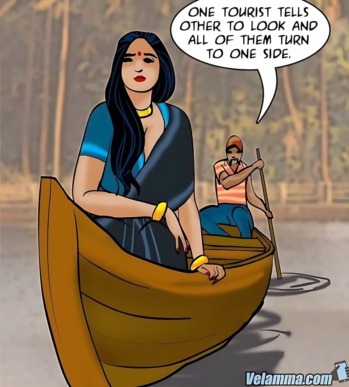 Velamma All Episodes Comics, 76 . Velamma - Episode 76 - A Chilling Ride, page 46 of 172