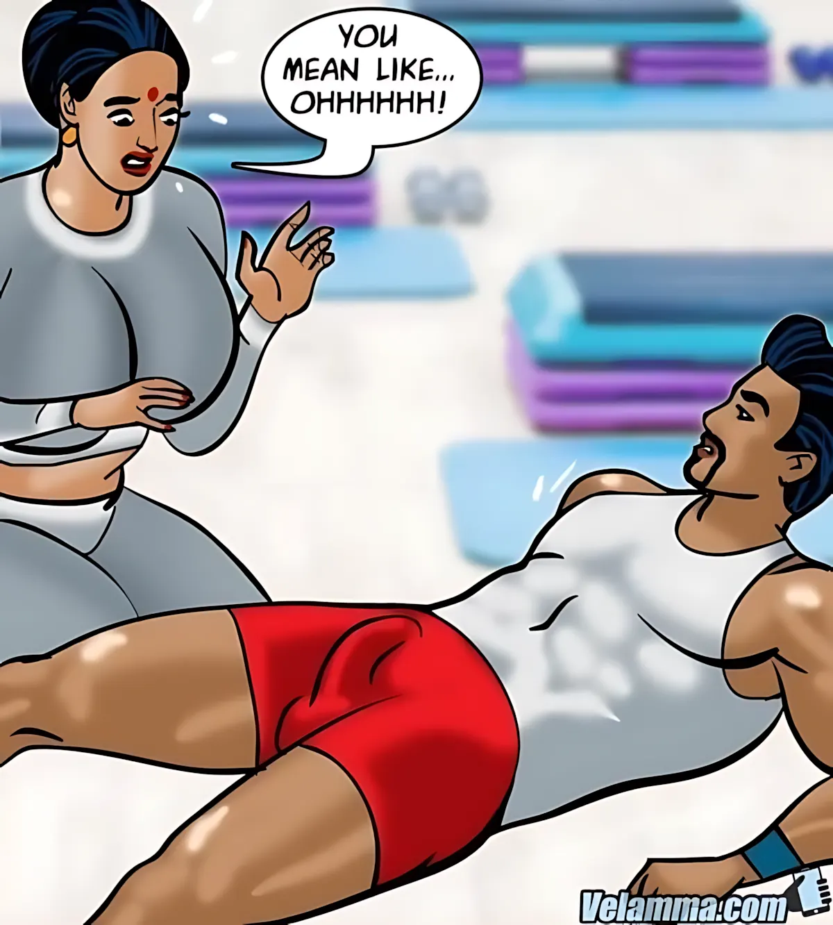 Velamma All Episodes Comics, 75 . Velamma - Episode 75 - Sexercise, page 119 of 171