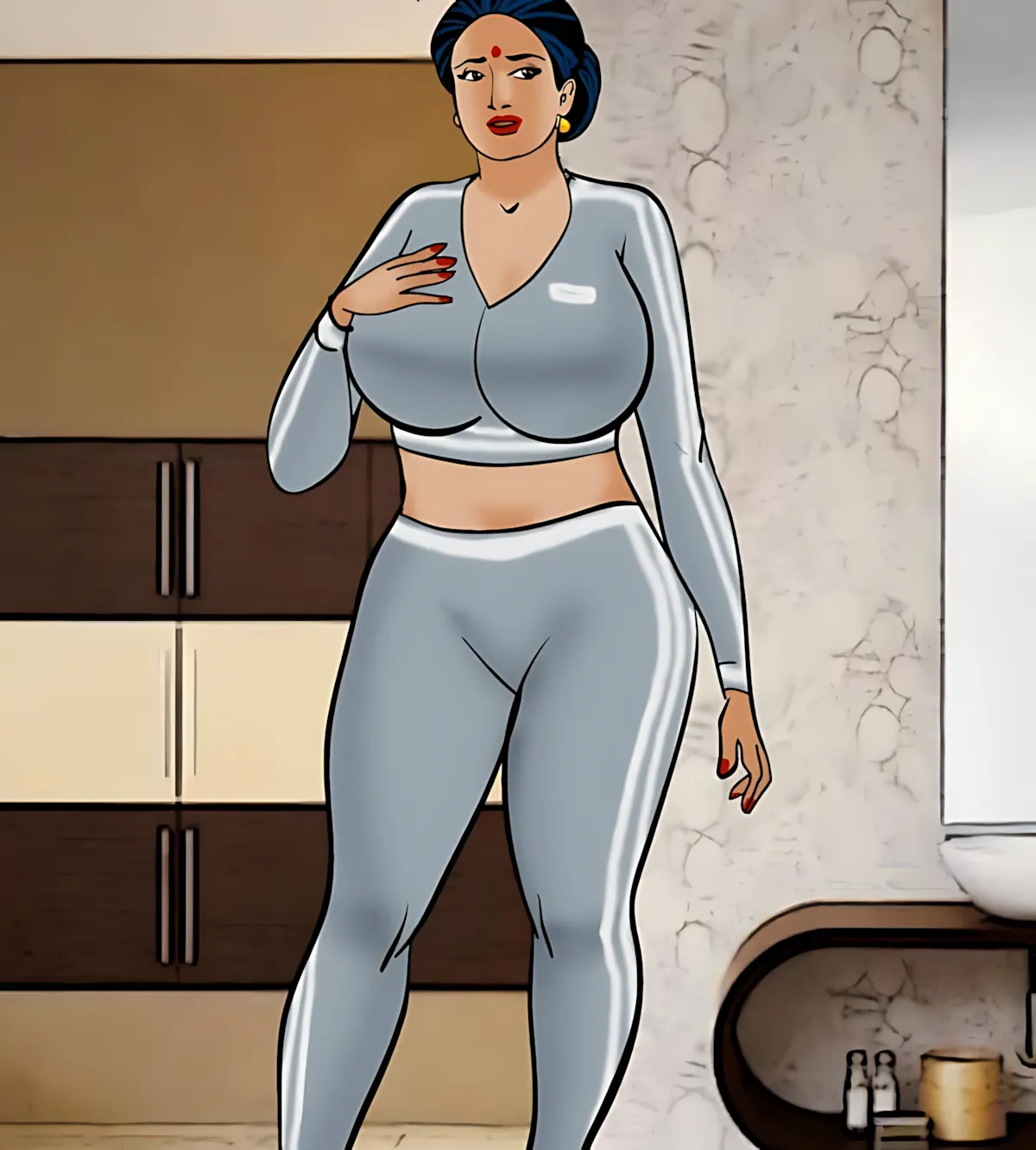 Velamma All Episodes Comics, 75 . Velamma - Episode 75 - Sexercise, page 32 of 171