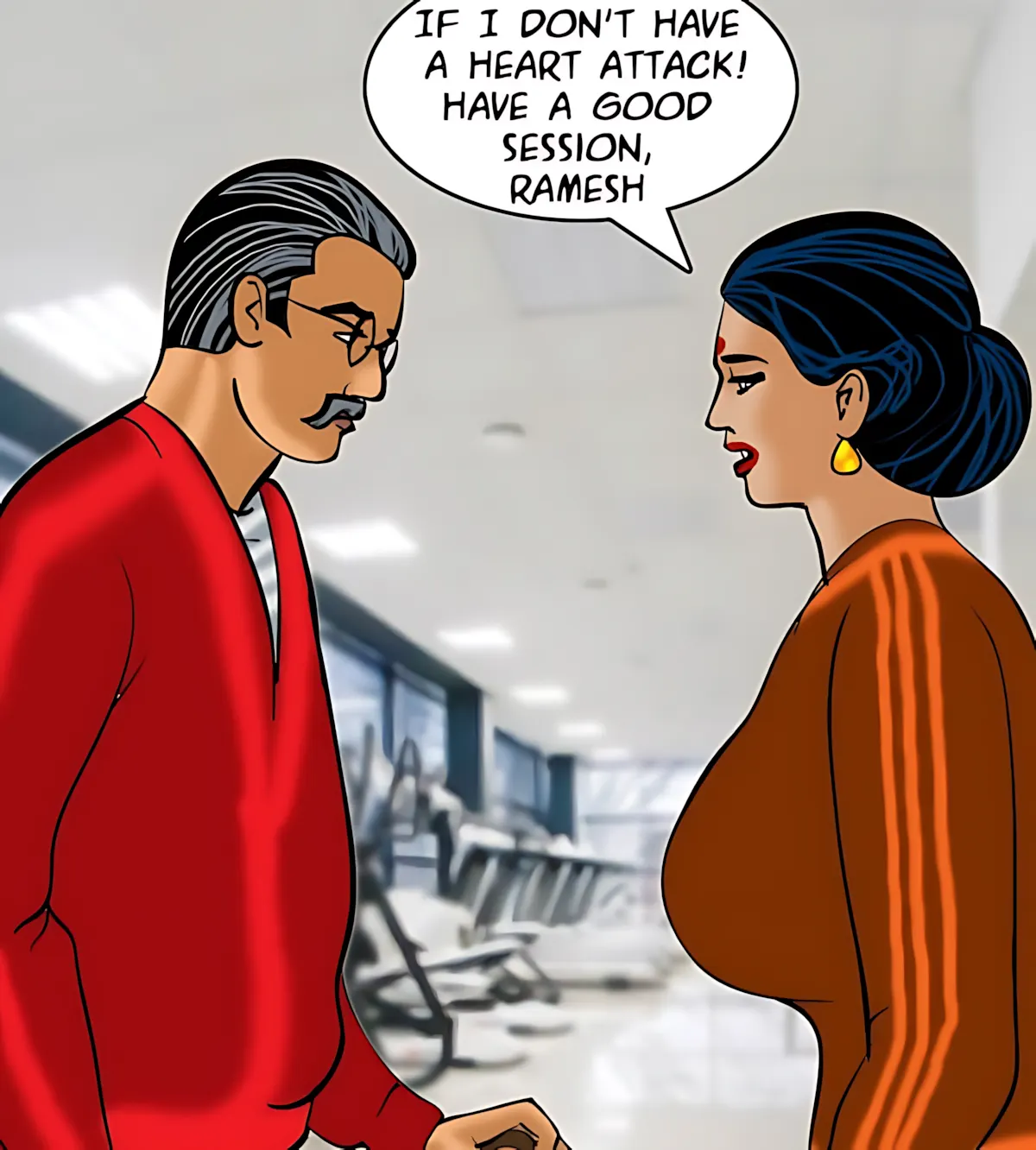 Velamma All Episodes Comics, 75 . Velamma - Episode 75 - Sexercise, page 44 of 171