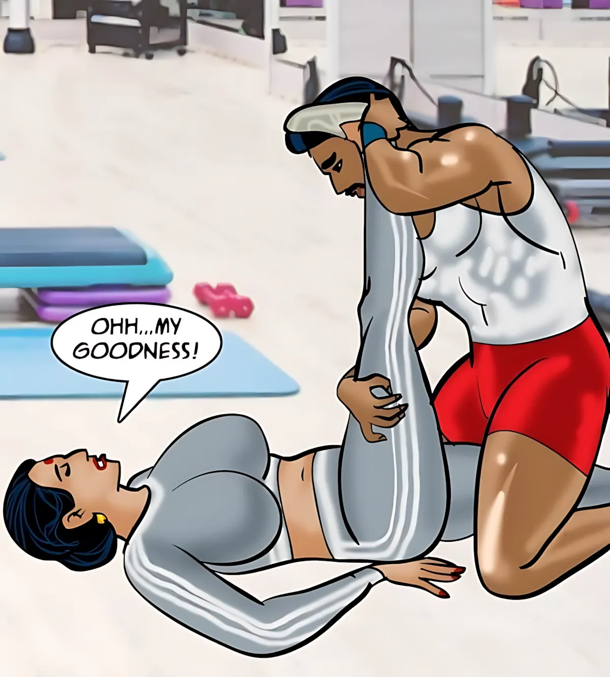 Velamma All Episodes Comics, 75 . Velamma - Episode 75 - Sexercise, page 75 of 171