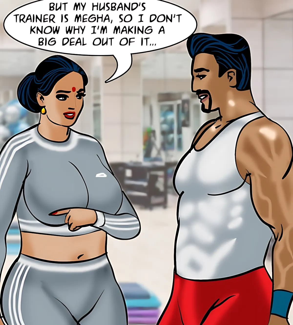 Velamma All Episodes Comics, 75 . Velamma - Episode 75 - Sexercise, page 77 of 171