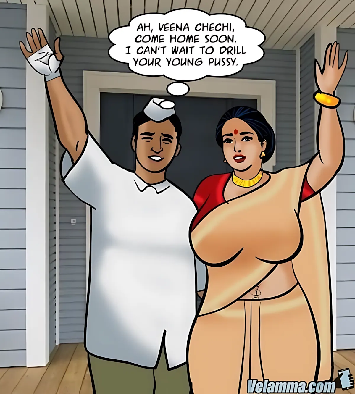 Velamma All Episodes Comics, 72 . Velamma - Episode 72 - The Naughty Naukar, page 177 of 179