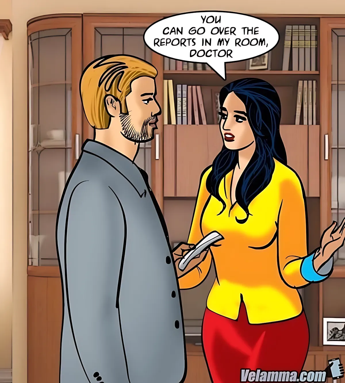 Velamma All Episodes Comics, 72 . Velamma - Episode 72 - The Naughty Naukar, page 19 of 179
