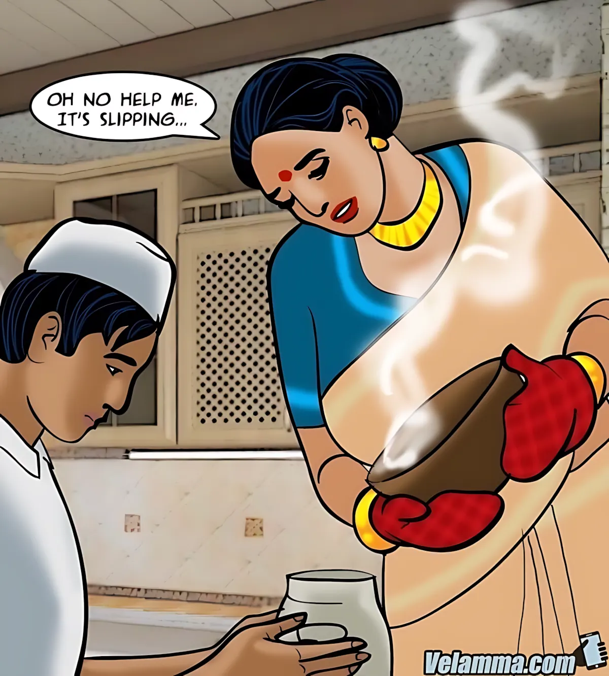 Velamma All Episodes Comics, 72 . Velamma - Episode 72 - The Naughty Naukar, page 45 of 179