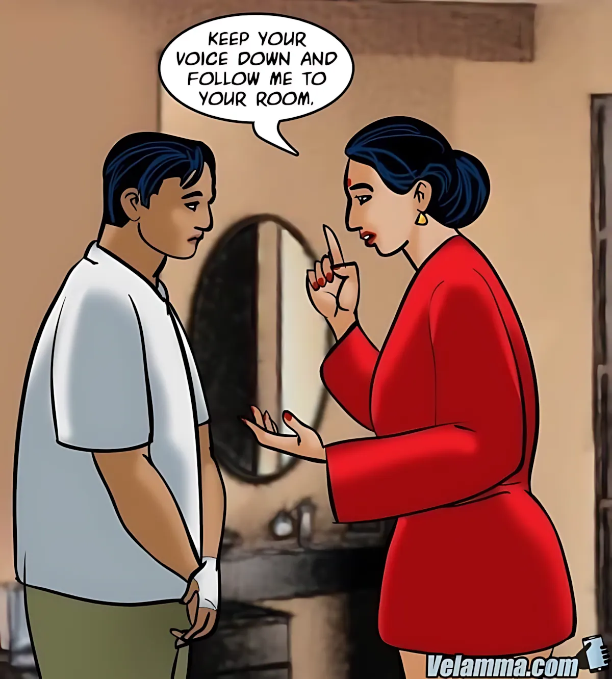 Velamma All Episodes Comics, 72 . Velamma - Episode 72 - The Naughty Naukar, page 73 of 179