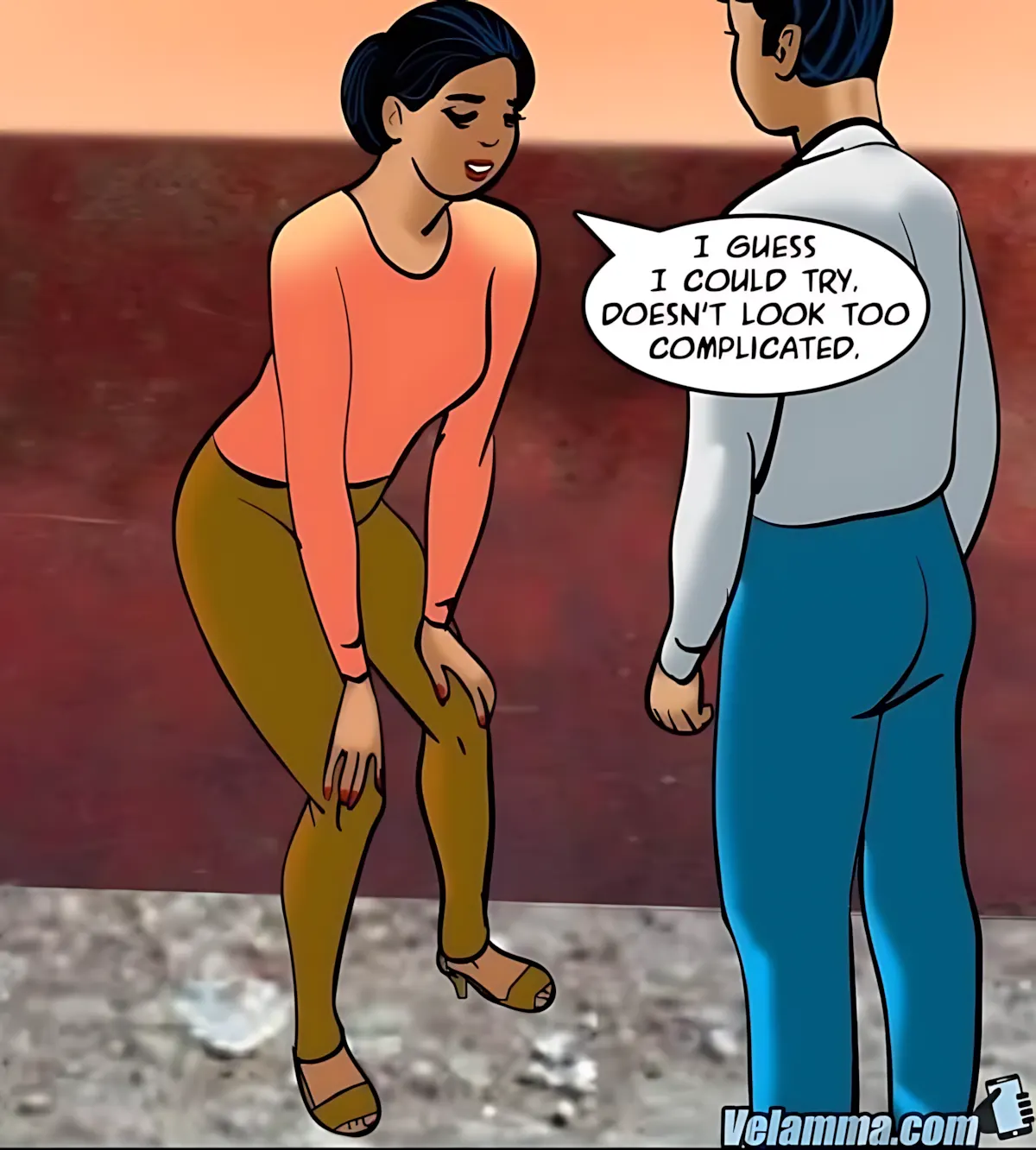 Velamma All Episodes Comics, 70 . Velamma - Episode 70 - Peek-A-Boo, I See You!, page 122 of 178