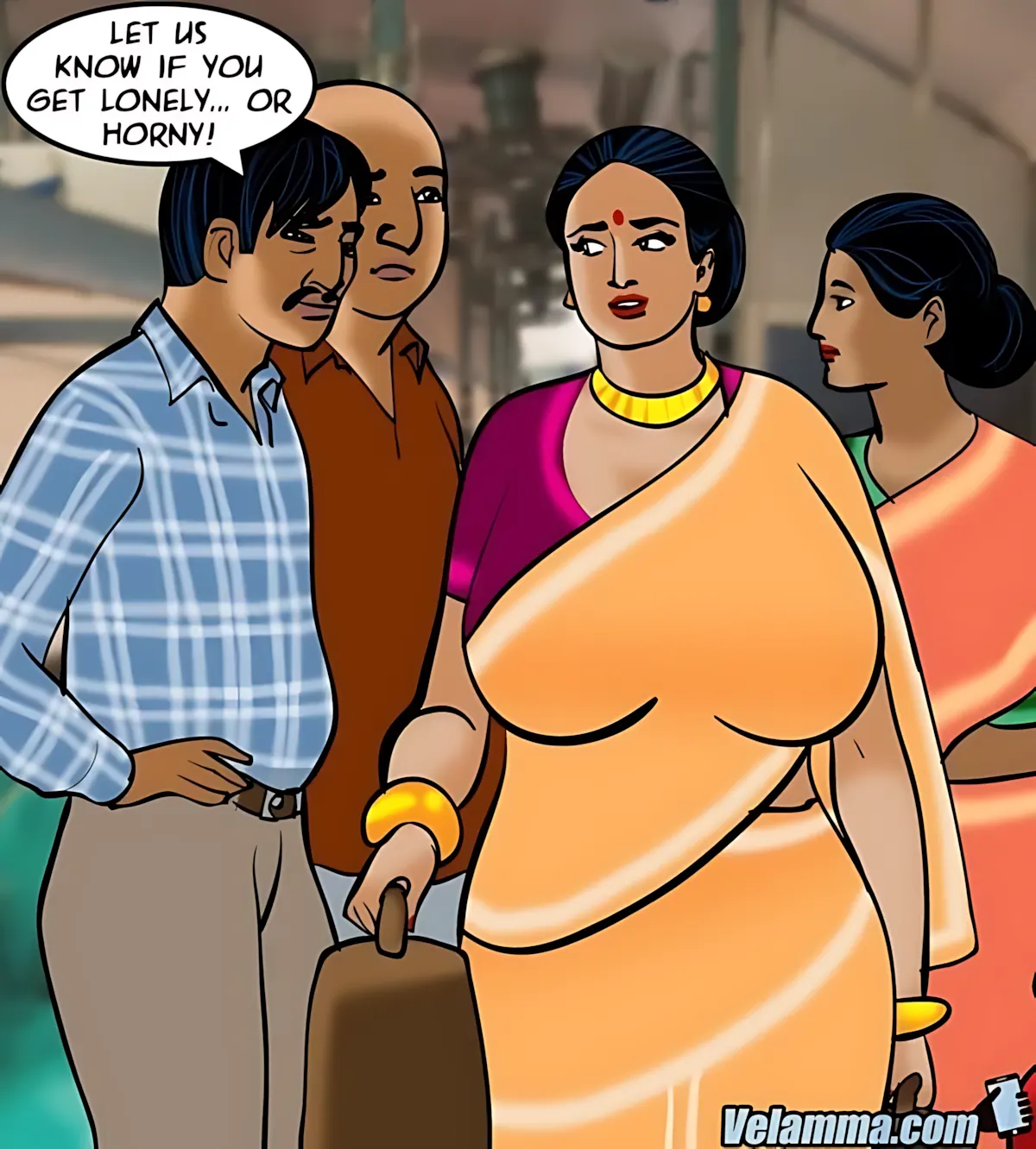 Velamma All Episodes Comics, 68 . Velamma - Episode 68 - Running A Train On Velamma, page 12 of 173