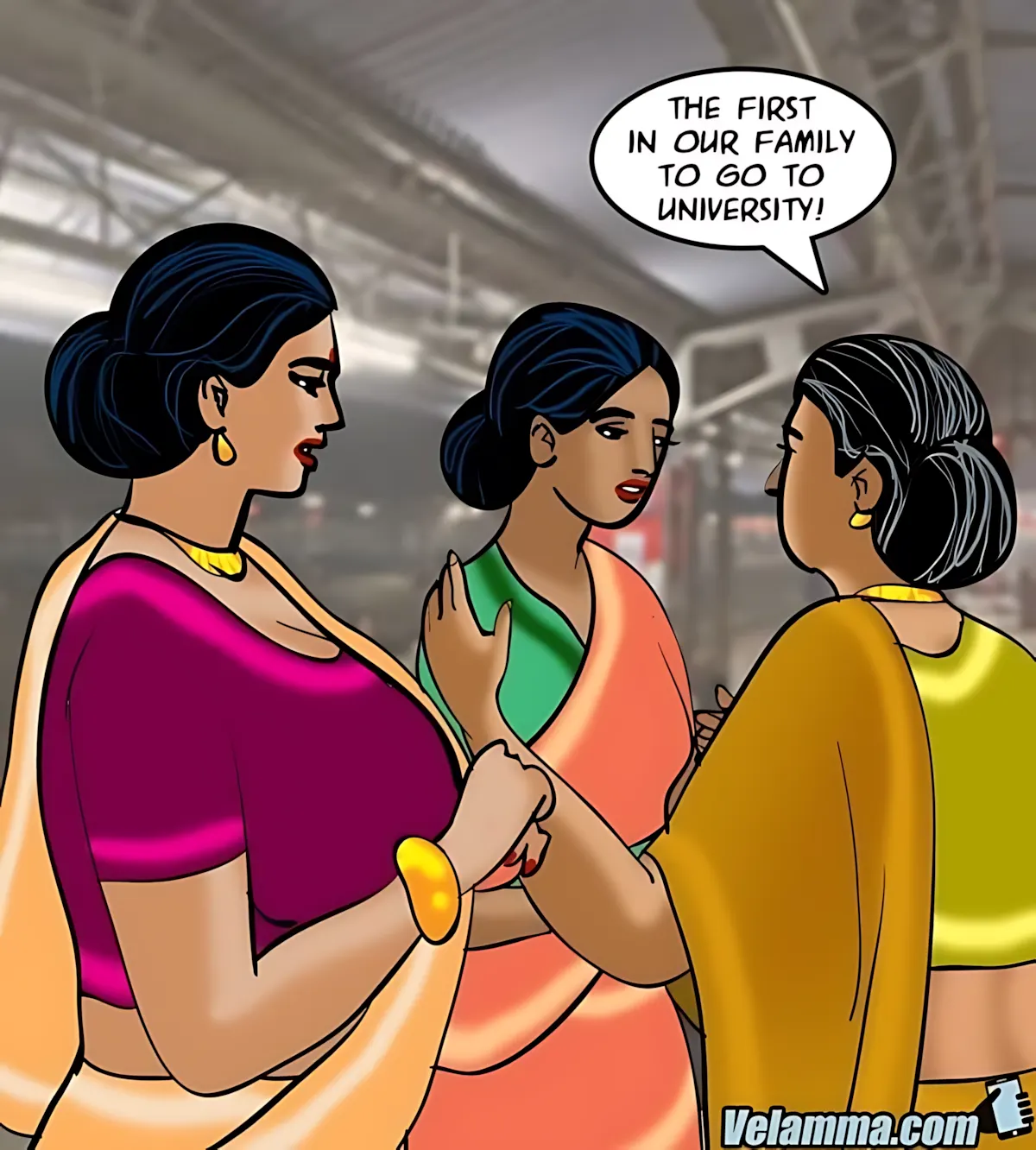 Velamma All Episodes Comics, 68 . Velamma - Episode 68 - Running A Train On Velamma, page 3 of 173