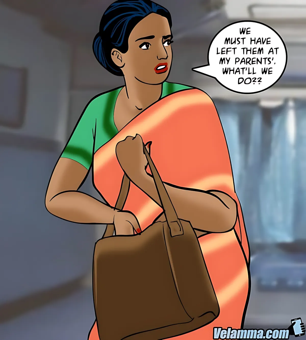 Velamma All Episodes Comics, 68 . Velamma - Episode 68 - Running A Train On Velamma, page 44 of 173