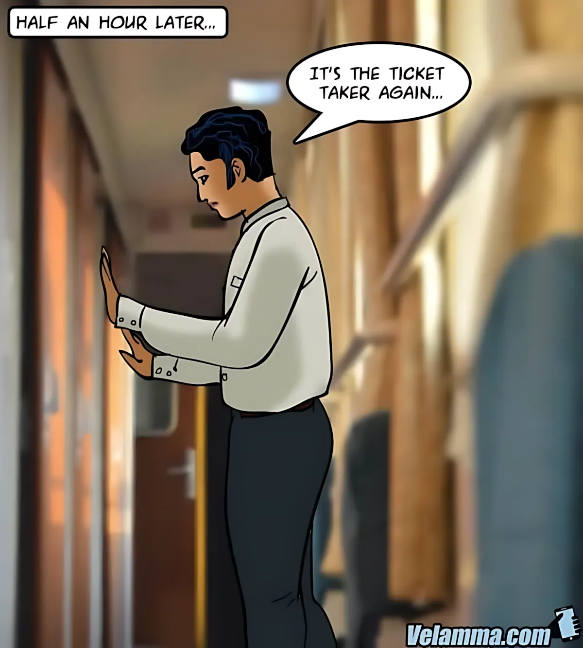 Velamma All Episodes Comics, 68 . Velamma - Episode 68 - Running A Train On Velamma, page 46 of 173