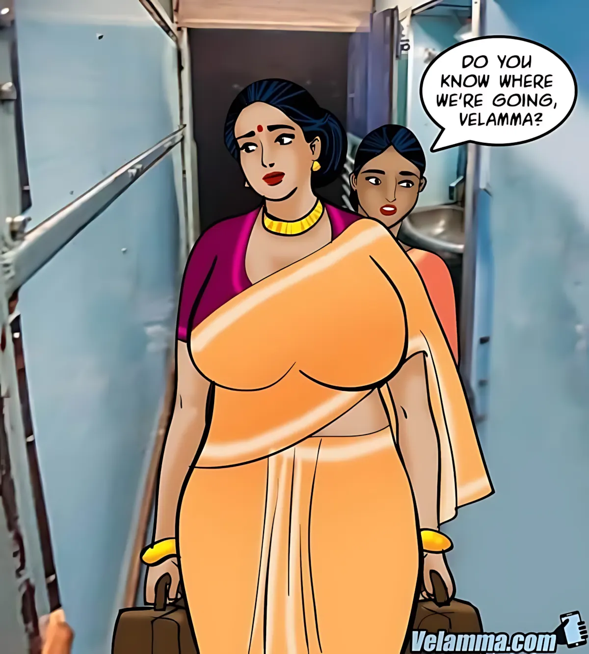 Velamma All Episodes Comics, 68 . Velamma - Episode 68 - Running A Train On Velamma, page 8 of 173