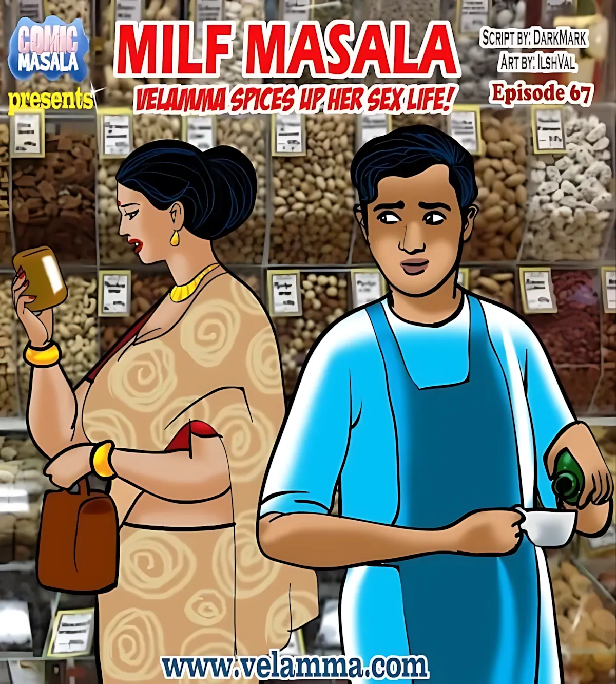 Velamma All Episodes Comics, 67 . Velamma - Episode 67 - Velamma Spices Up Her Sex Life!, page 1 of 167