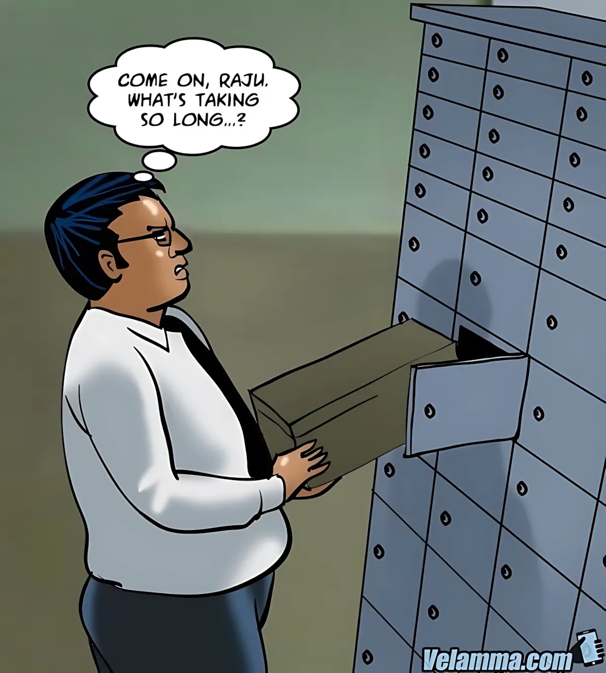 Velamma All Episodes Comics, 65 . Velamma - Episode 65 - Trapped In A Bank Vault, page 27 of 206