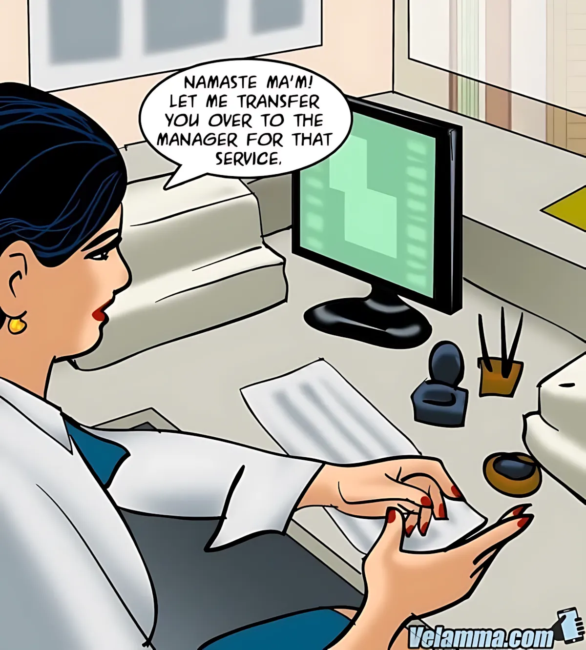 Velamma All Episodes Comics, 65 . Velamma - Episode 65 - Trapped In A Bank Vault, page 4 of 206