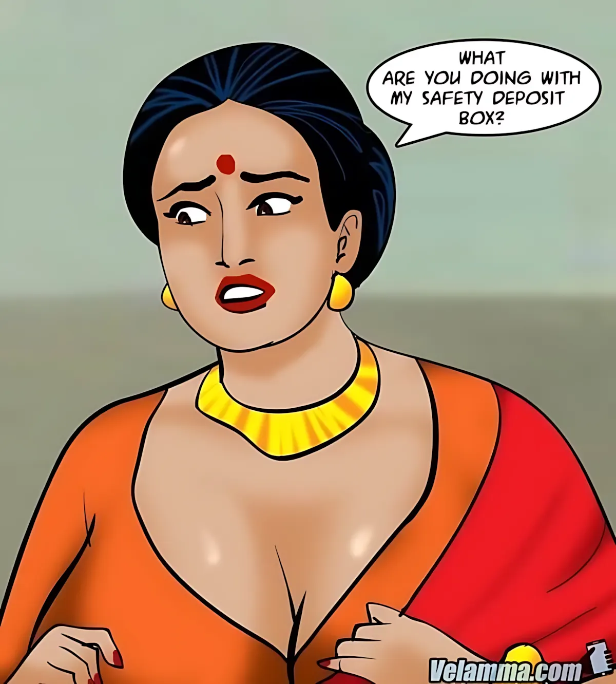 Velamma All Episodes Comics, 65 . Velamma - Episode 65 - Trapped In A Bank Vault, page 40 of 206
